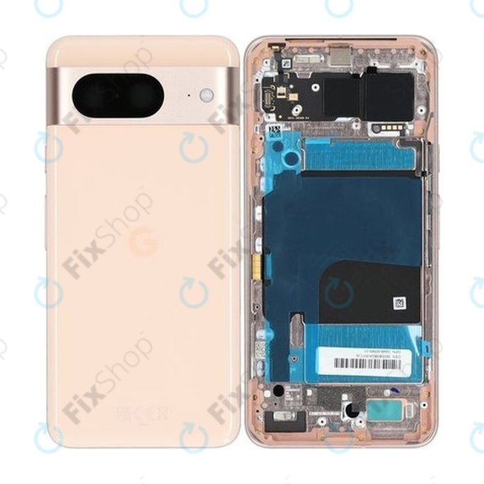 Google Pixel 8 GKWS6 G9BQD - Battery Cover (Rose) - G949-00565-01 Genuine Service Pack