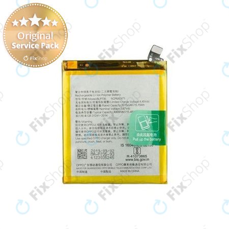 Oppo Reno 2 - Battery BLP735 4000mAh - O-4902822 Genuine Service Pack