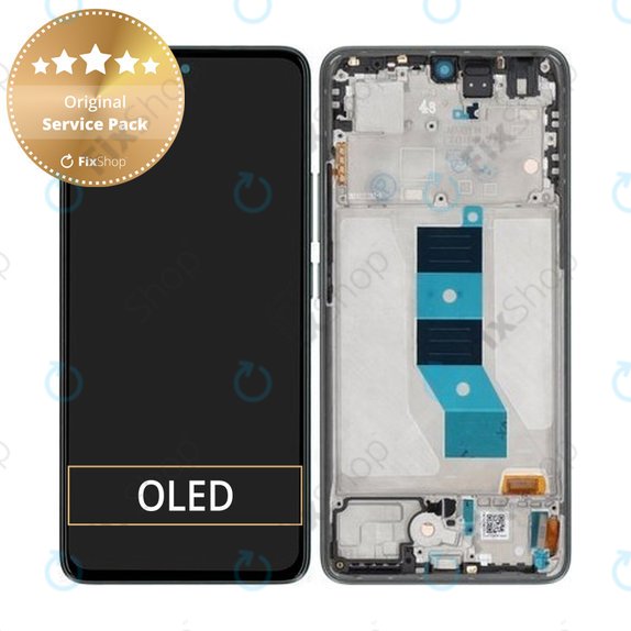 Xiaomi Poco M7 Pro 5G - LCD Display + Touch Screen + Frame (Green) - 5600060O17P00 Genuine Service Pack