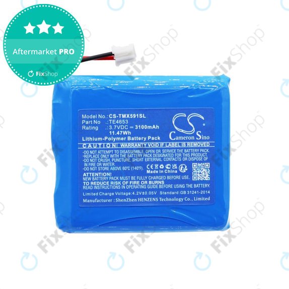 Battery for Technaxx TX-59, TX-59+, 3100mAh, Li-Pol, 3.7V, TE4653, HQ