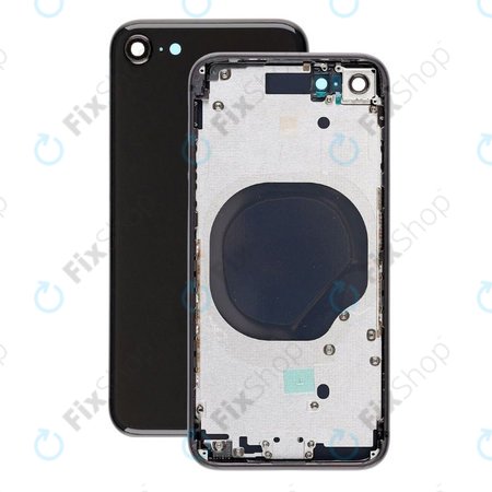 Apple iPhone SE (2nd Gen 2020) - Rear Housing (Black)