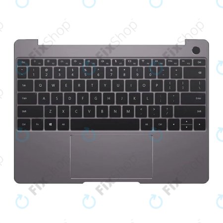 Huawei MateBook 13 2020 - Cover C (Armrest) + Keyboard + Touchpad UK Version (Space Gray) - 02353MAW