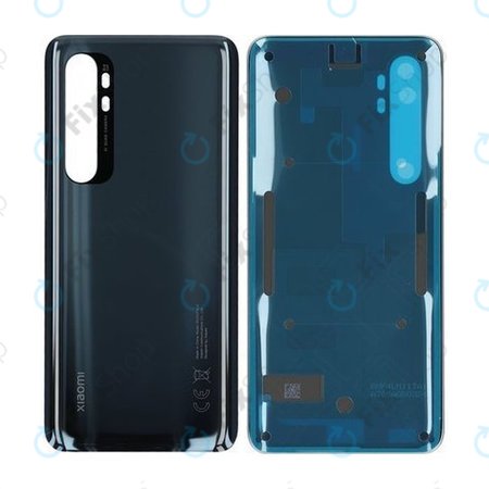 Xiaomi Mi Note 10 Lite - Battery Cover (Midnight Black) - 550500006O1L, 550500006P4J Genuine Service Pack