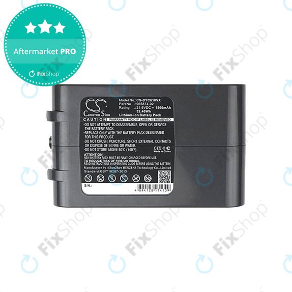 Dyson DC-series, V6 - Battery 965874-02 Li-Ion 21.6V 1500mAh HQ