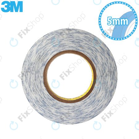 3M - Double-Sided Tape - 5mm x 50m (Transparent)