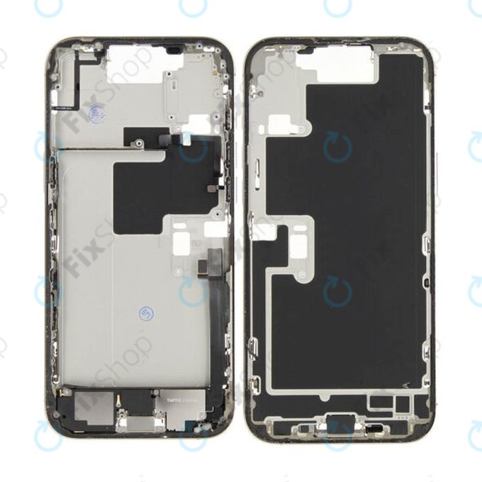 Apple iPhone 16 Pro Max - Middle Frame + Power + Volume Buttons (Natural Titanium)