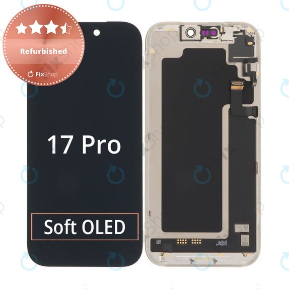 Display for iPhone 17 Pro, Touch Screen with Frame, Refurbished