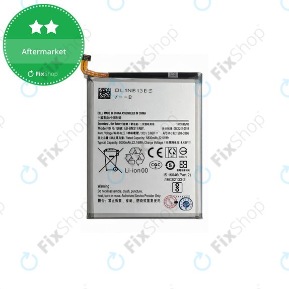 Samsung Galaxy M31 M315F, M31s M317F - Battery EB-BM317ABY 6000mAh