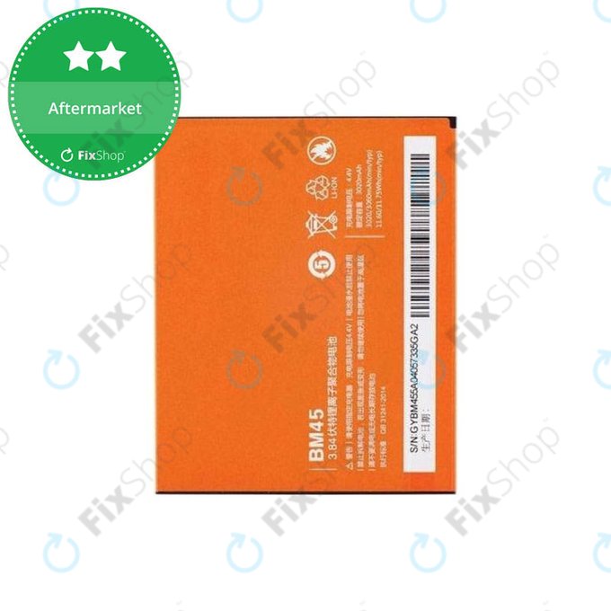Xiaomi Redmi Note 2 - Battery BM45 3060mAh