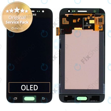 Samsung Galaxy J5 J500F - LCD Display + Touch Screen (Black) - GH97-17667B Genuine Service Pack