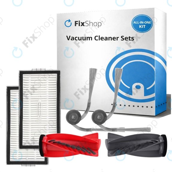 Replacement set for Roborock Qrevo Edge 2 Pro (1x Main brush, 2x Filter, 2x Side brush)