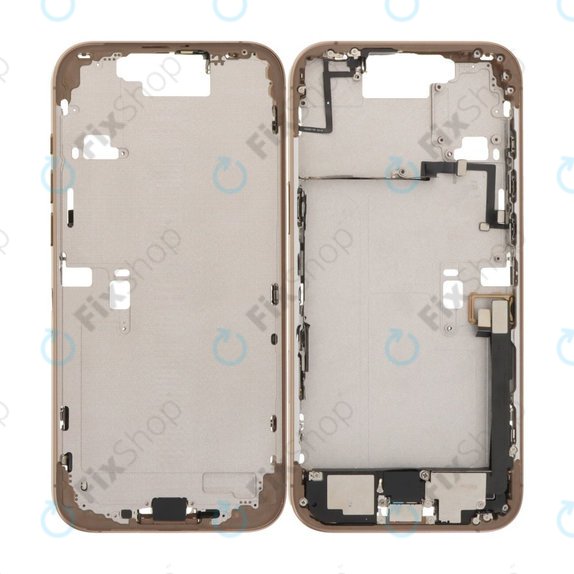 Apple iPhone 16 Pro Max - Middle Frame + Power, Volume and Camera Buttons (Desert Titanium)