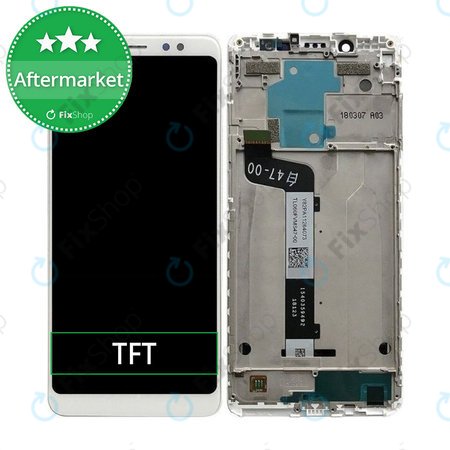 Xiaomi Redmi Note 5 Pro - LCD Display + Touch Screen + Frame (White) TFT