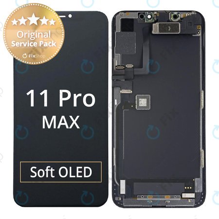 Apple iPhone 11 Pro Max - LCD Display + Touch Screen + Frame - 661-14099 Genuine Service Pack