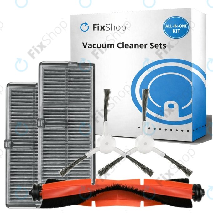 Replacement set for Xiaomi Robot Vacuum H40 - Standard set (1x Main brush, 2x Filter, 2x Side brush)