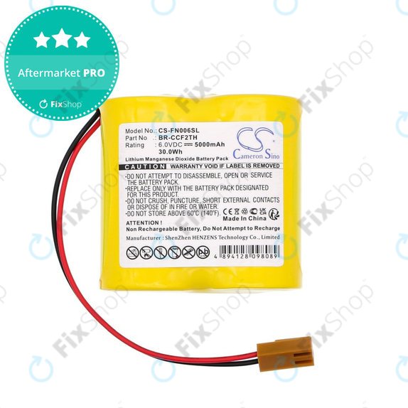 Battery for Cutler Hammer A06 Control, 5000mAh, Li-MnO2, 6V, A06B-0073-K001, HQ
