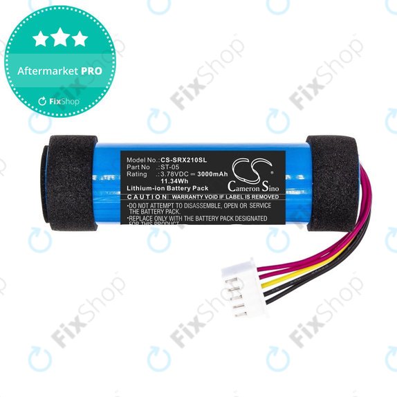 Battery for Sony SRS-XB21, 3000mAh, Li-Ion, 3.78V, ST-05, HQ