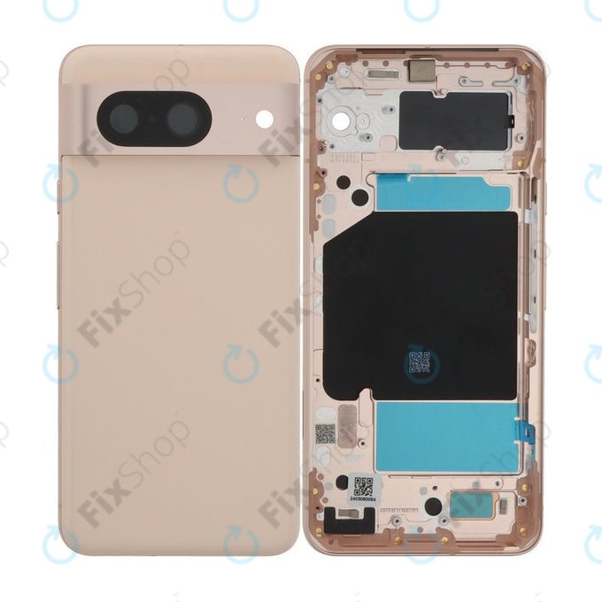 Google Pixel 8 - Battery Cover Assembly (Rose)