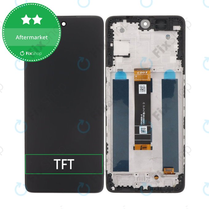TCL 50 Pro NxtPaper - LCD Display + Touch Screen + Frame (Matte Black) TFT