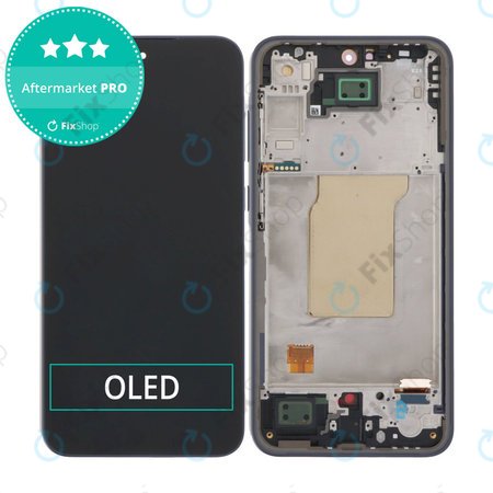 Samsung Galaxy A35 A356B - LCD Display + Touch Screen + Frame (Blue Black) OLED