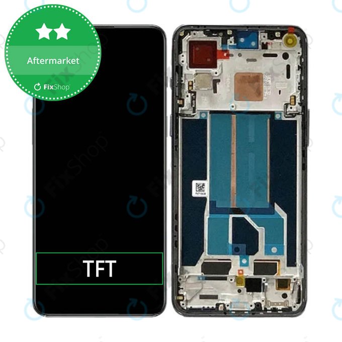 OnePlus Nord 2T CPH2399 CPH2401 - LCD Display + Touch Screen + Frame (Gray Shadow) TFT