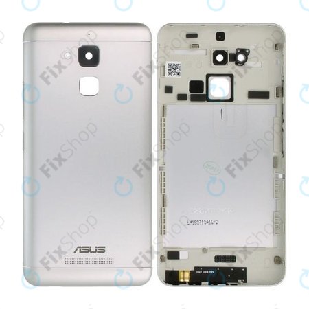 Asus Zenfone 3 Max ZC520TL - Battery Cover (Silver) - 90AX0087-R7A010