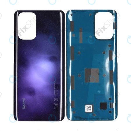 Xiaomi Redmi Note 10S M2101K7BG M2101K7BI - Battery Cover (Purple) - 550500015E9T Genuine Service Pack