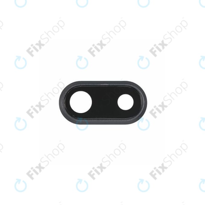 Apple iPhone 8 Plus - Rear Camera Lens + Frame (Space Gray)