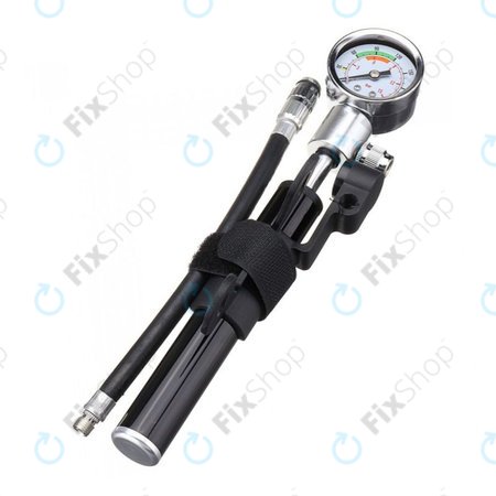 Pump with Pressure Gauge + Crowbar + Tire Repair Tool