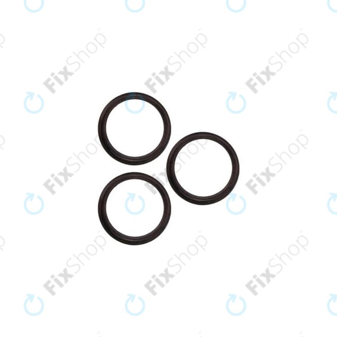 Apple iPhone 12 Pro - Rear Camera Lens Frame (Graphite) - 3pcs
