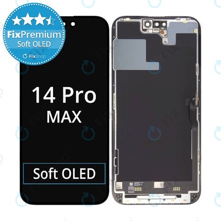 Apple iPhone 14 Pro Max - LCD Display + Touch Screen + Frame Soft OLED FixPremium