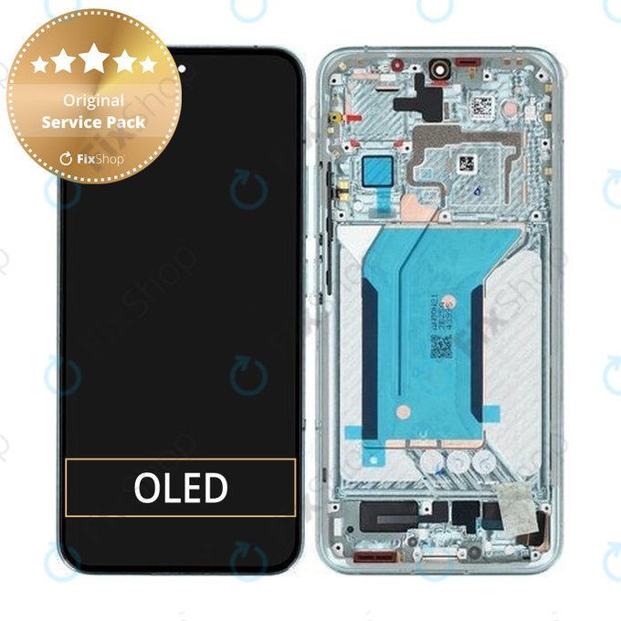 Xiaomi 14 23127PN0CC - LCD Display + Touch Screen + Frame (Jade Green) - 56000600N300 Genuine Service Pack