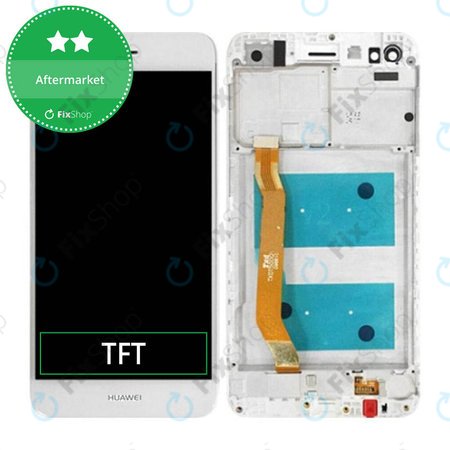 Huawei P9 lite mini, Y6 Pro (2017) - LCD Display + Touch Screen + Frame (White) TFT
