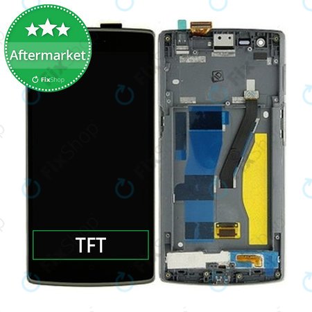 OnePlus One - LCD Display + Touch Screen + Frame (Black) TFT