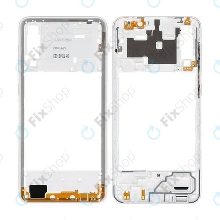 Samsung Galaxy A30s A307F - Middle Frame (Prism Crush White) - GH98-44765D Genuine Service Pack
