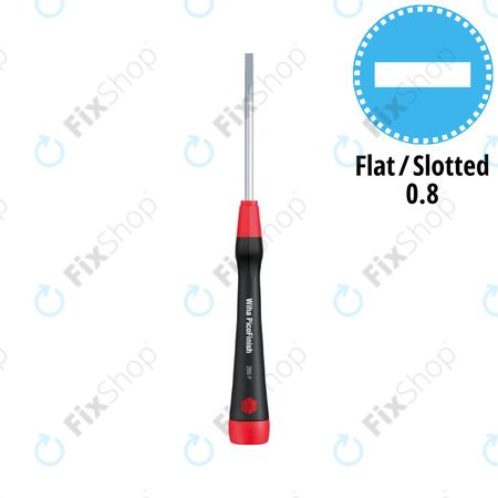 Wiha PicoFinish® 260P - Precission Screwdriver - Slotted 0.8mm