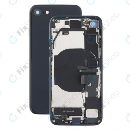 Apple iPhone SE (3rd Gen 2022) - Rear Housing (Midnight Apple iPhone SE (3rd Gen 2022) - Rear Housing (Midnight