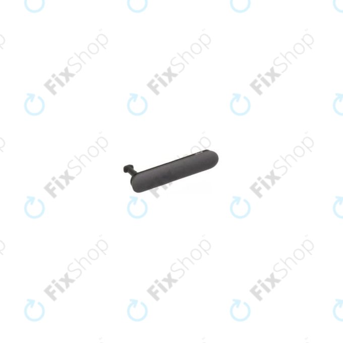 Sony Xperia Z3 D6603 - Charging Connector Cover (Black) - 1282-1777 Genuine Service Pack