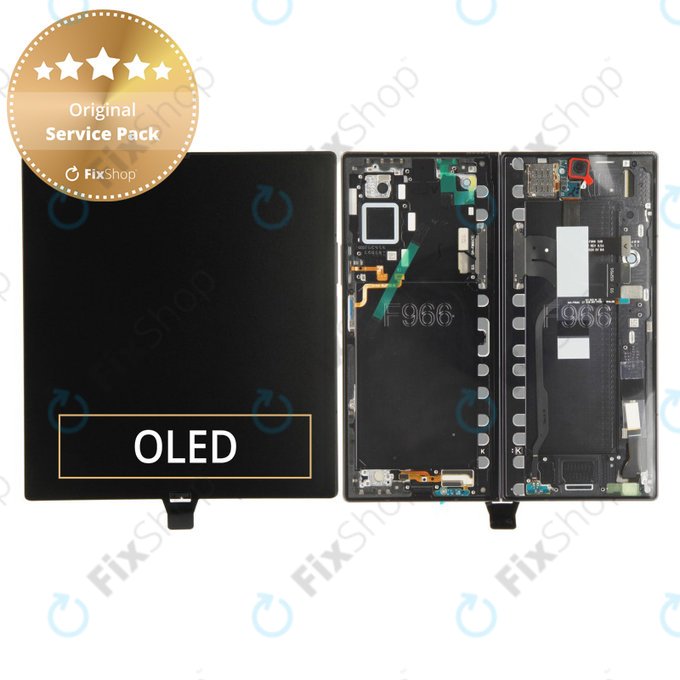 Samsung Galaxy Z Fold 7 F966B - LCD Display + Touch Screen + Frame (Jetblack) - GH82-37548C Genuine Service Pack