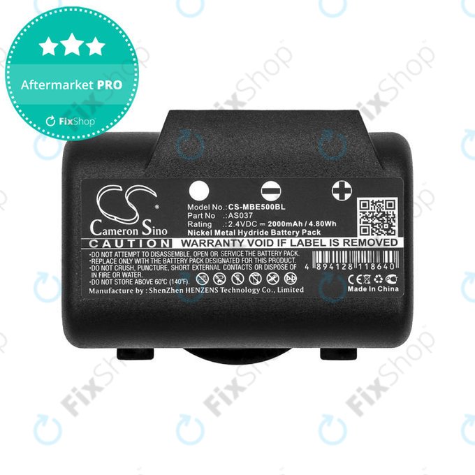 Battery for Imet BE5000, 2000mAh, Ni-MH, 2.4V, AS037, HQ