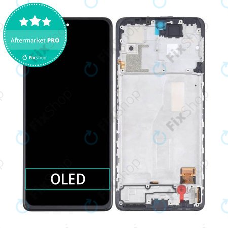 Xiaomi Redmi Note 10 Pro - LCD Display + Touch Screen + Frame (Black) OLED