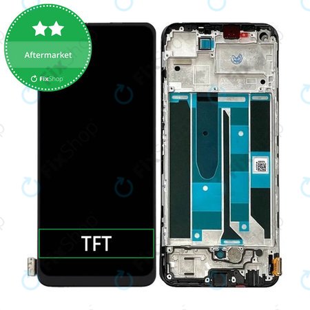 Realme 8 Pro - LCD Display + Touch Screen + Frame (Black) TFT