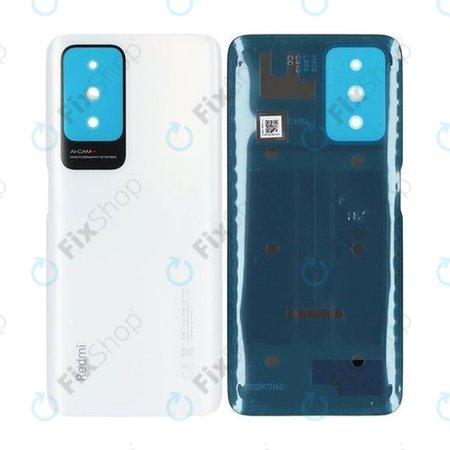 Xiaomi Redmi 10 - Battery Cover (Pebble White) - 550500017Z9X Genuine Service Pack