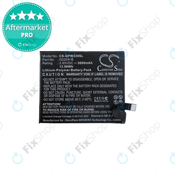 Google Pixel 3a XL Battery G020A-B 3600mAh HQ