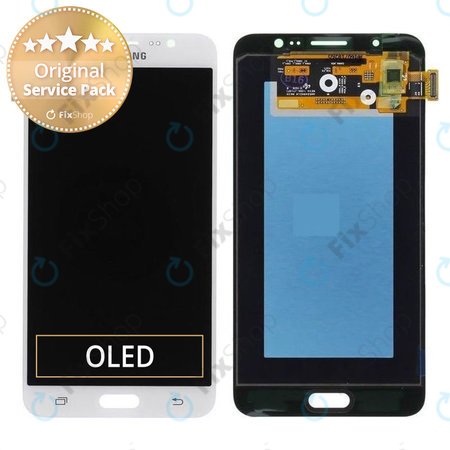 Samsung Galaxy J7 J710FN (2016) - LCD Display + Touch Screen (White) - GH97-18855C, GH97-18931C Genuine Service Pack