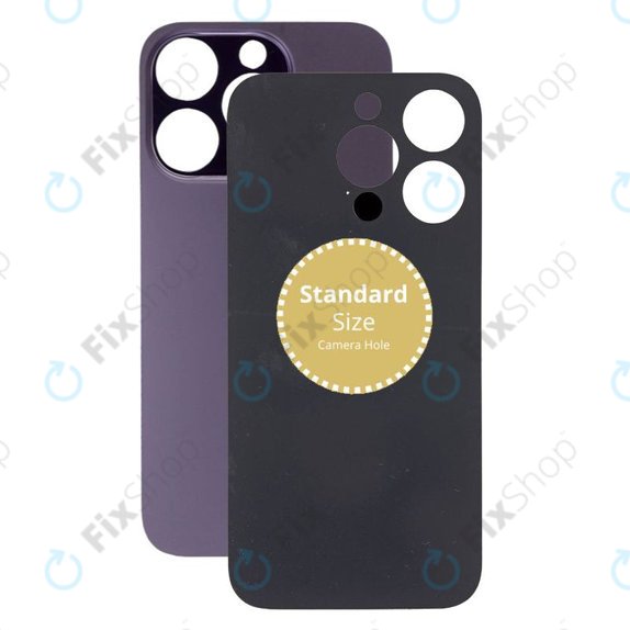 Apple iPhone 14 Pro - Rear Housing Glass (Deep Purple)