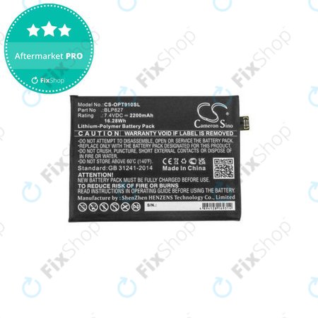 OnePlus 9 Pro - Battery BLP827 2200mAh HQ