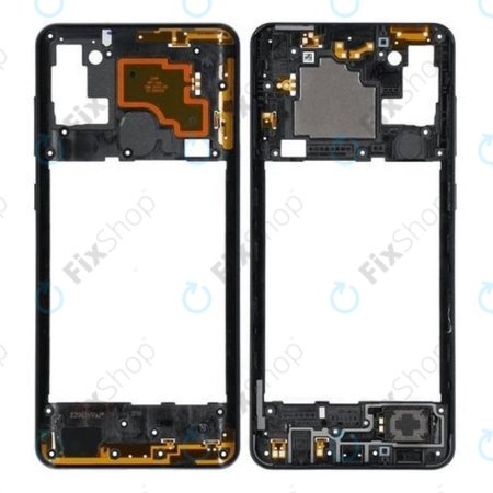 Samsung Galaxy A21s A217F - Middle Frame (Black) - GH97-24663A Genuine Service Pack