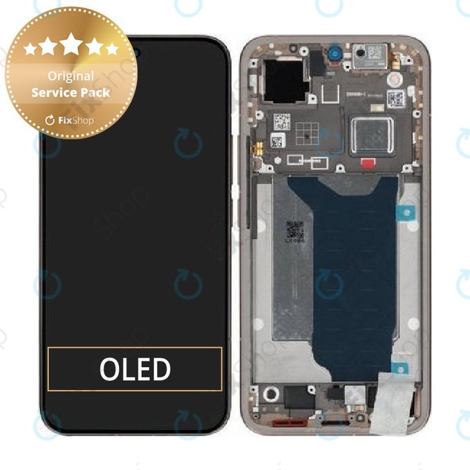Display for Xiaomi 15T Pro 5G, Mocha Gold, Touch Screen with Frame, 5600060O12U00, Genuine Service Pack