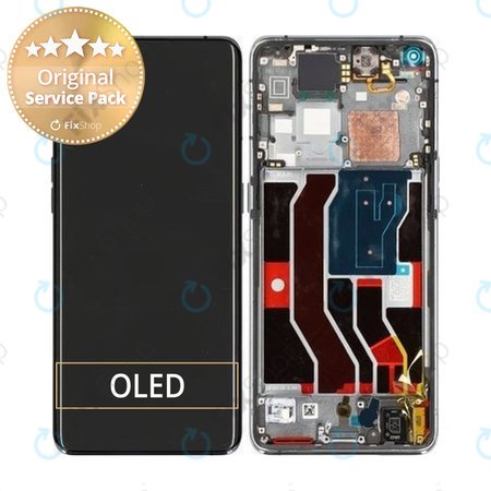Oppo Find X3 Pro - LCD Display + Touch Screen + Frame (Gloss Black) - 4906614 Genuine Service Pack